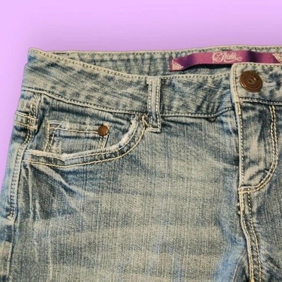 PINK Y2K Cut Off Vintage Daisy Duke Shorts - Size 3 JR's - Picture 6 of 9